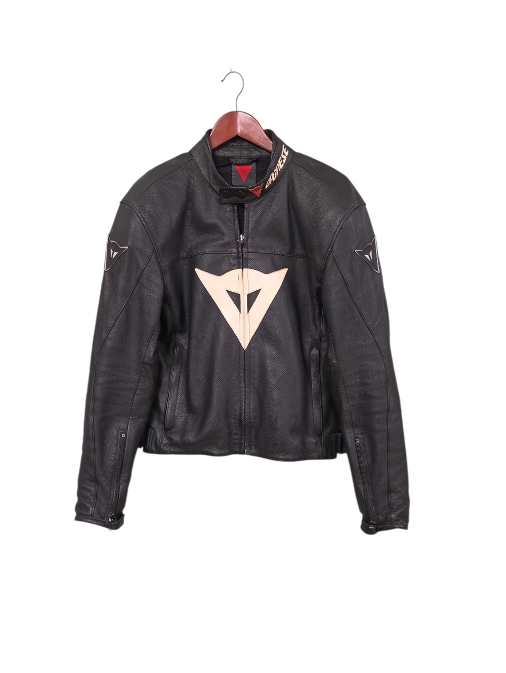 Dainese Laguna Seca leather motorcycle jacket Mens Size 50 Medium Biker Racing